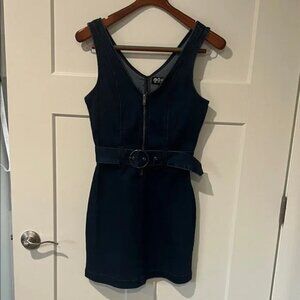 Peace Love Eco by Rewash Denim Mini Dress Sz S